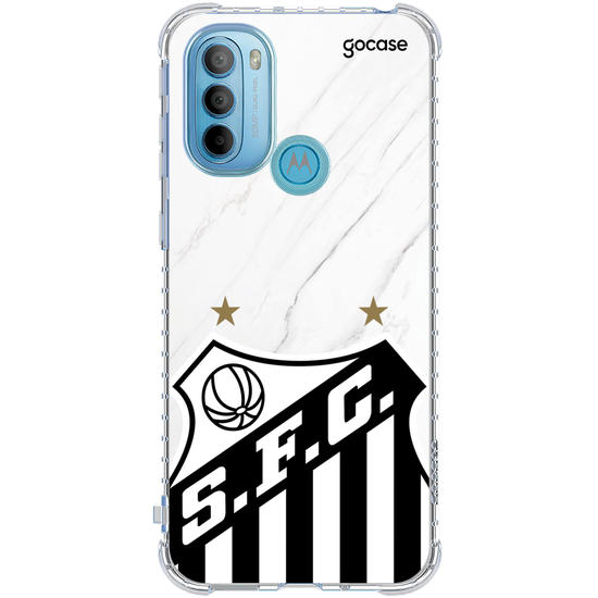 Capinha para celular Santos - Escudo White