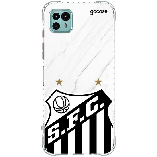 Capinha para celular Santos - Escudo White