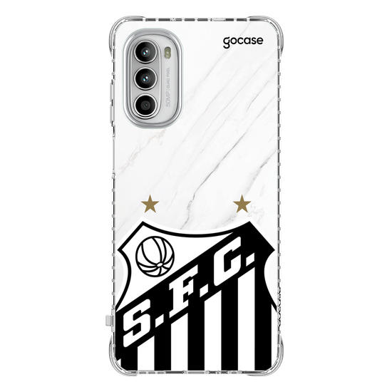 Capinha para celular Santos - Escudo White