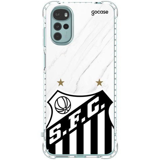 Capinha para celular Santos - Escudo White