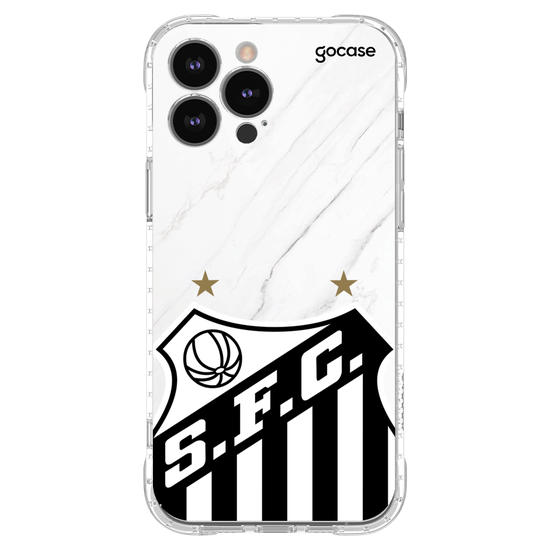 Capinha para celular Santos - Escudo White