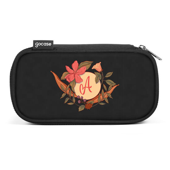 Estojo Box Fun - Coroa de Flores Outonal