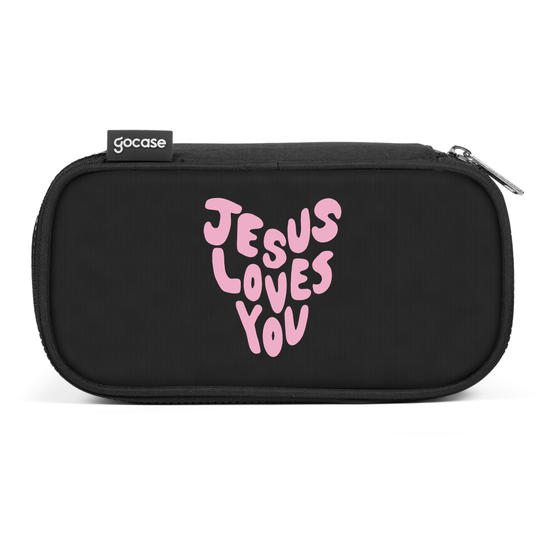 Estojo Box Fun - Jesus Loves You