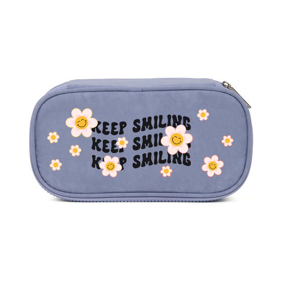 Estojo Box Fun - Keep Smiling - Flower