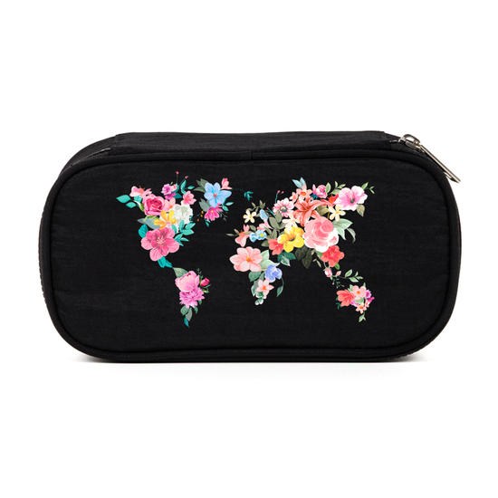 Estojo Box Fun - Mapa Floral
