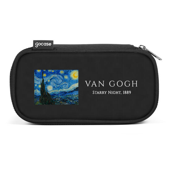Estojo Box Fun Preto - Van Gogh - Noite Estrelada Classic