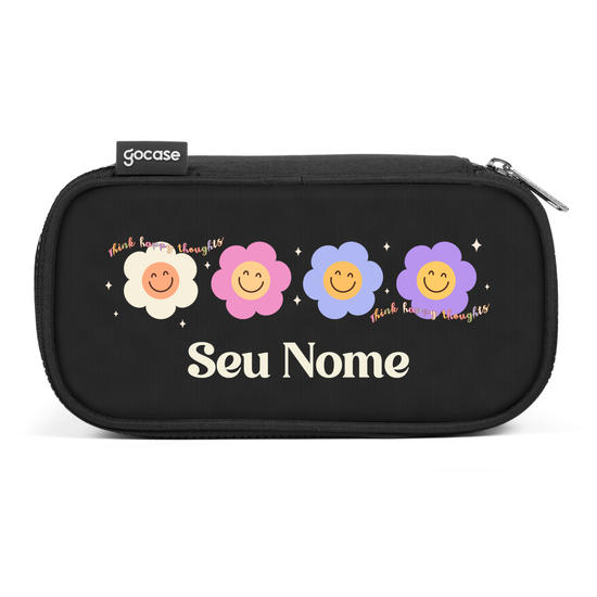 Estojo Box Fun - Smile Flowers
