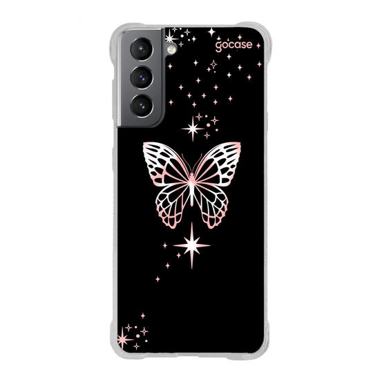 Capinha para celular Estrelas e Borboleta