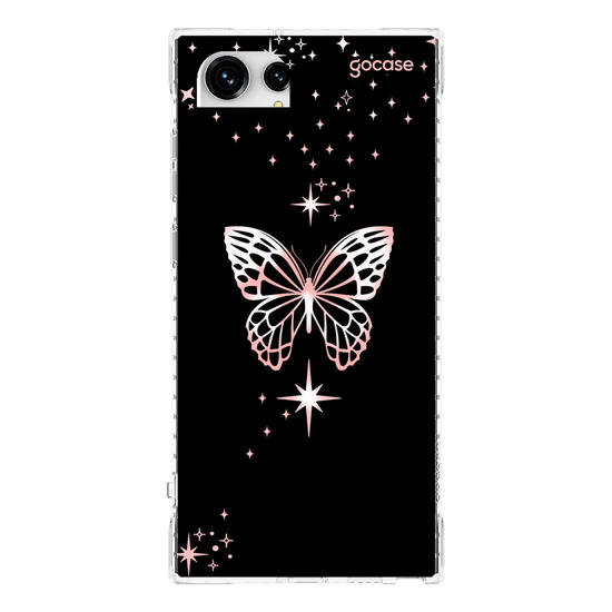 Capinha para celular Estrelas e Borboleta