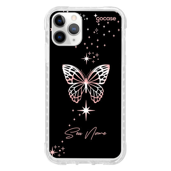 Capinha para celular Estrelas e Borboleta