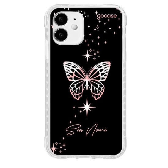 Capinha para celular Estrelas e Borboleta