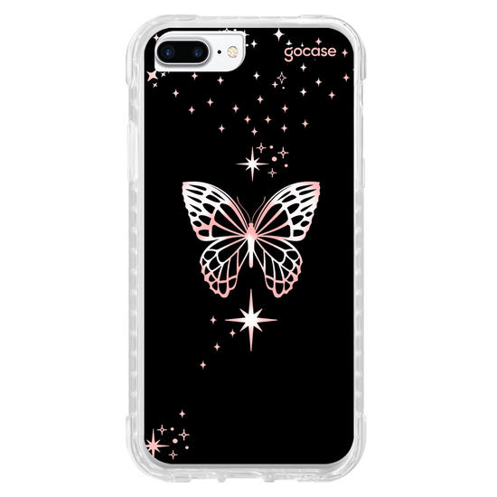 Capinha para celular Estrelas e Borboleta