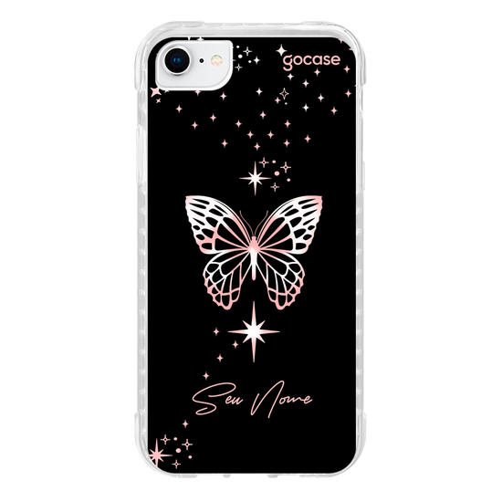 Capinha para celular Estrelas e Borboleta