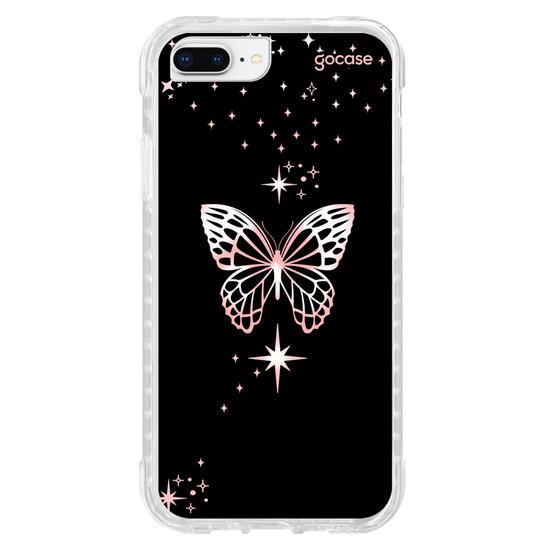 Capinha para celular Estrelas e Borboleta