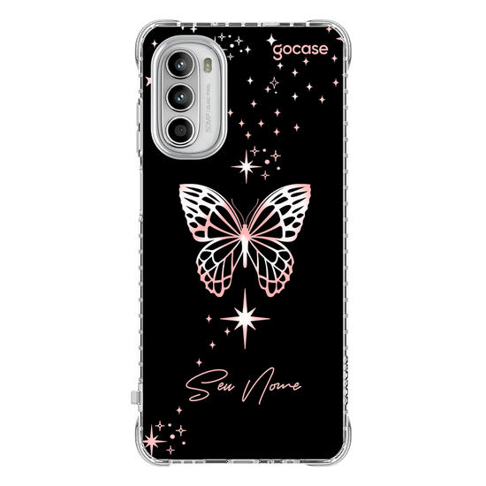 Capinha para celular Estrelas e Borboleta