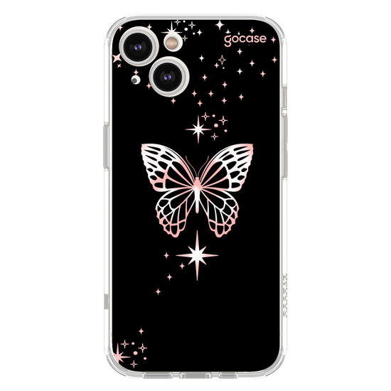 Capinha para celular Estrelas e Borboleta