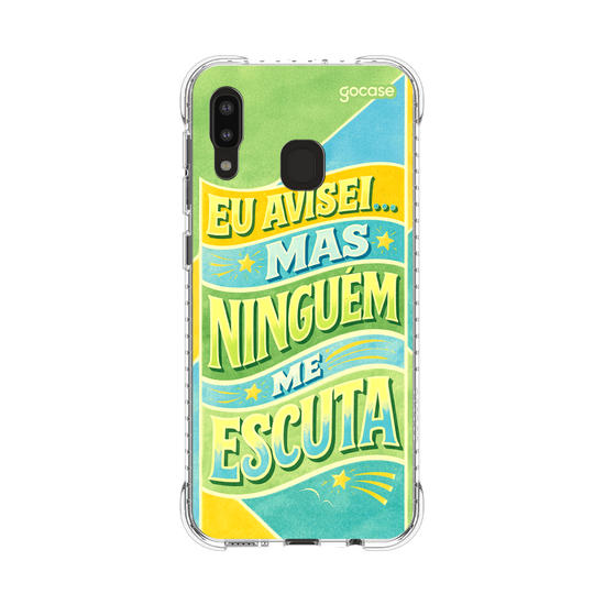 Capinha para celular  Eu avisei... mas ninguém me escuta