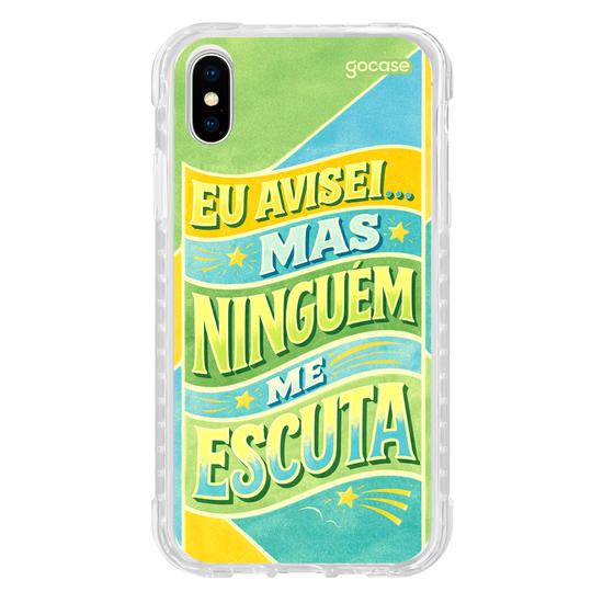 Capinha para celular  Eu avisei... mas ninguém me escuta