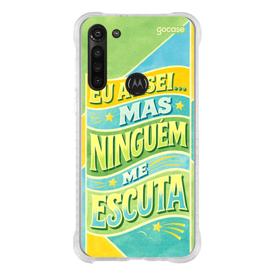 Capinha para celular  Eu avisei... mas ninguém me escuta