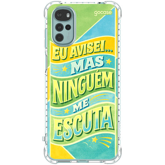 Capinha para celular  Eu avisei... mas ninguém me escuta