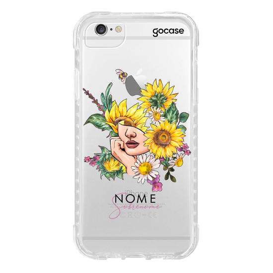 Capinha para celular Eu e Rosas