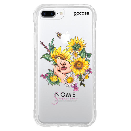 Capinha para celular Eu e Rosas