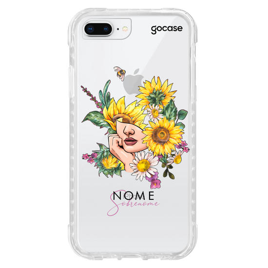 Capinha para celular Eu e Rosas