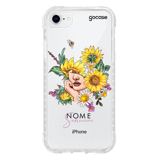 Capinha para celular Eu e Rosas