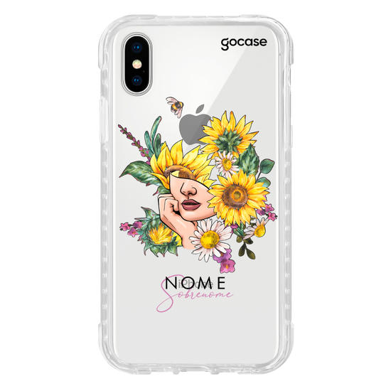 Capinha para celular Eu e Rosas