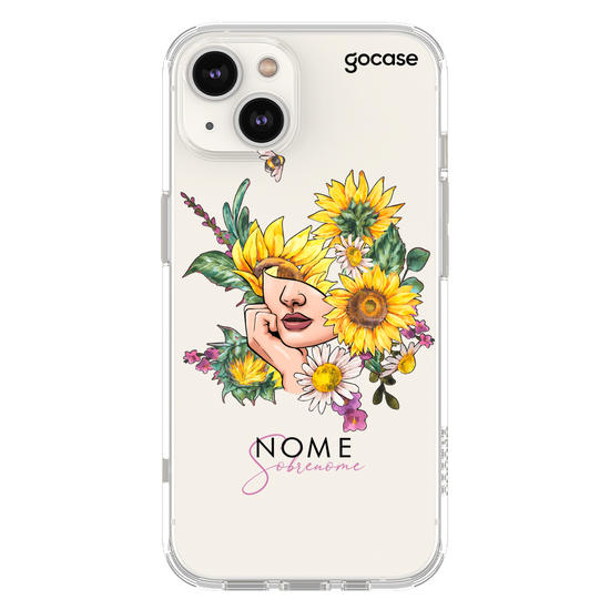 Capinha para celular Eu e Rosas