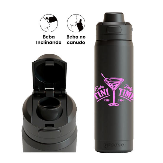 Garrafa Térmica Flip Pro + Ebook - Extra Dirty Tini