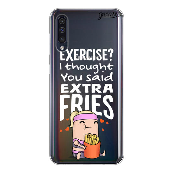 Extra Fries Phone Case Soft Flexible Classic Samsung Galaxy