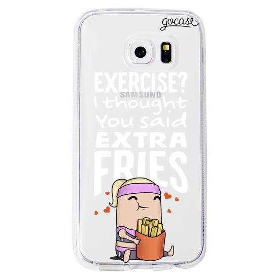 Extra Fries Phone Case Soft Flexible Classic Samsung Galaxy
