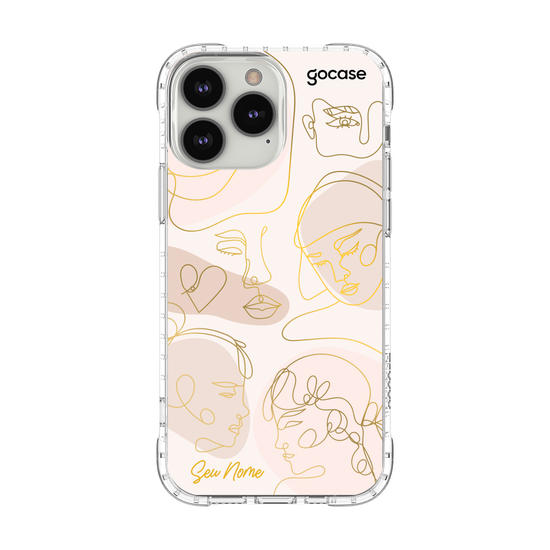 Capinha para celular Face Lines