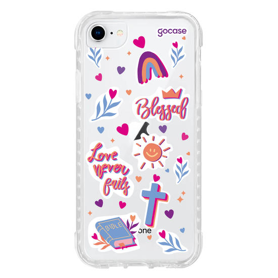 Capinha para celular  Faith Cute Stickers