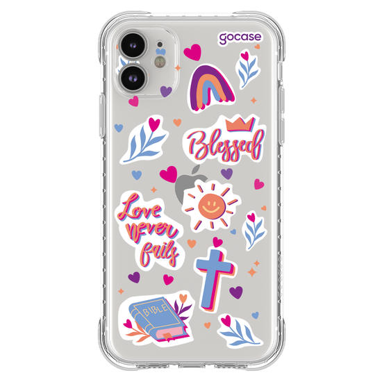 Capinha para celular  Faith Cute Stickers