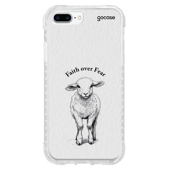 Capinha para celular Faith Over Fear