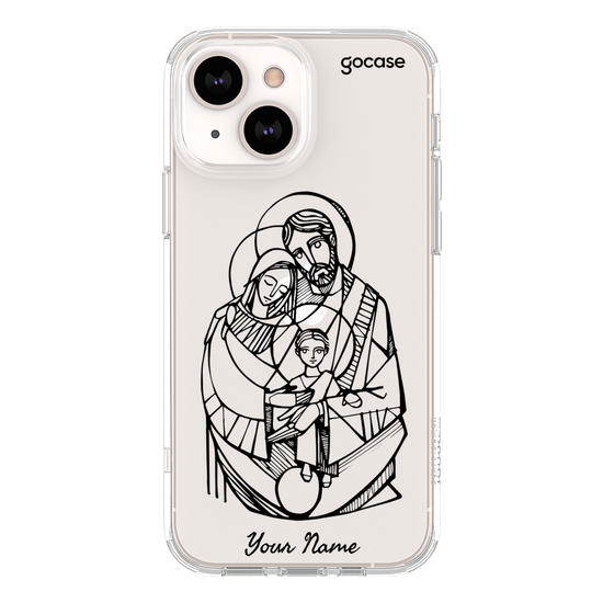 Holy Family Lineart Phone Case