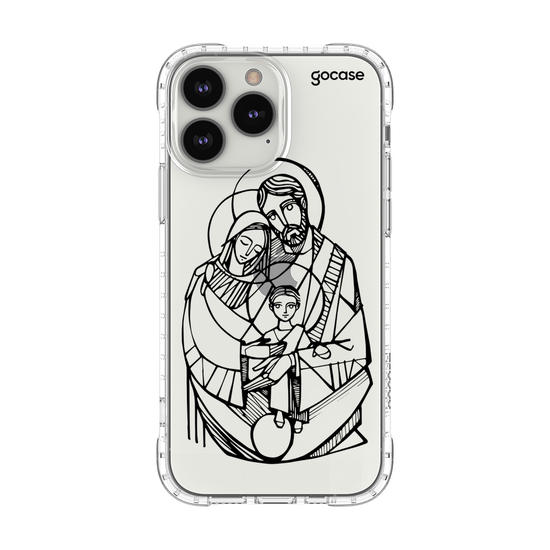 Capinha para celular  Sagrada Família Lineart