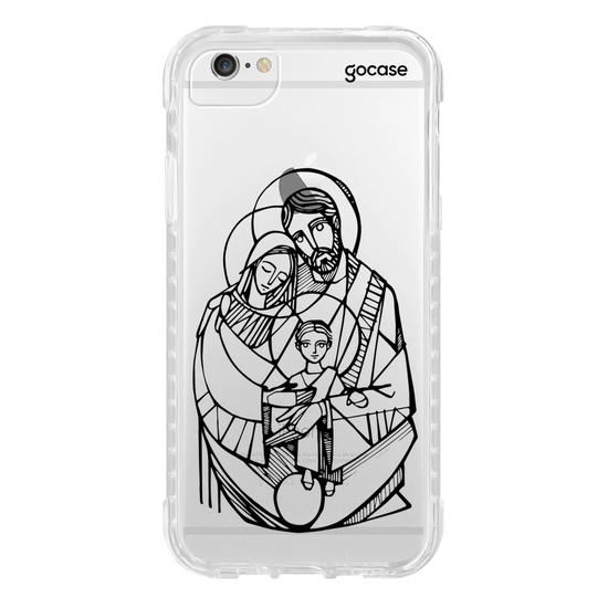 Capinha para celular  Sagrada Família Lineart