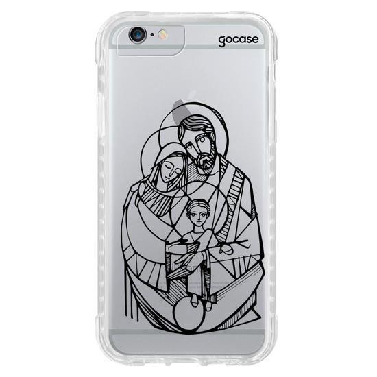 Capinha para celular  Sagrada Família Lineart