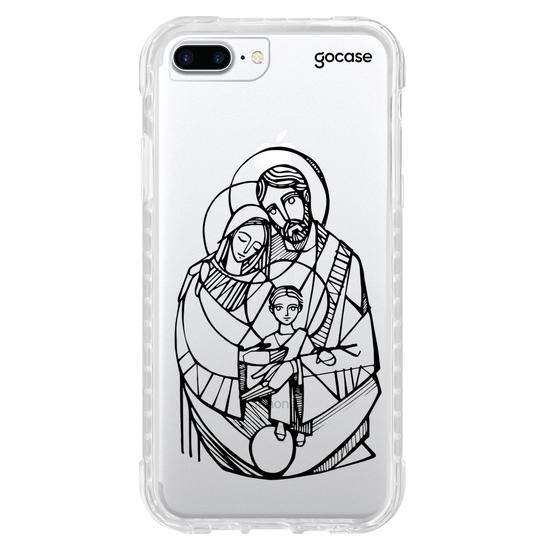 Capinha para celular  Sagrada Família Lineart