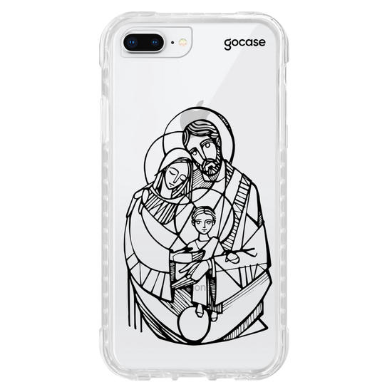 Capinha para celular  Sagrada Família Lineart