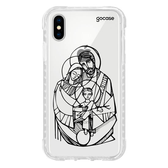 Capinha para celular  Sagrada Família Lineart