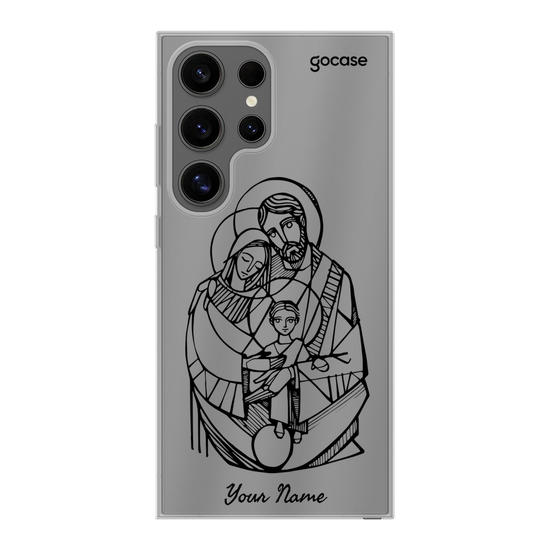 Holy Family Lineart Phone Case