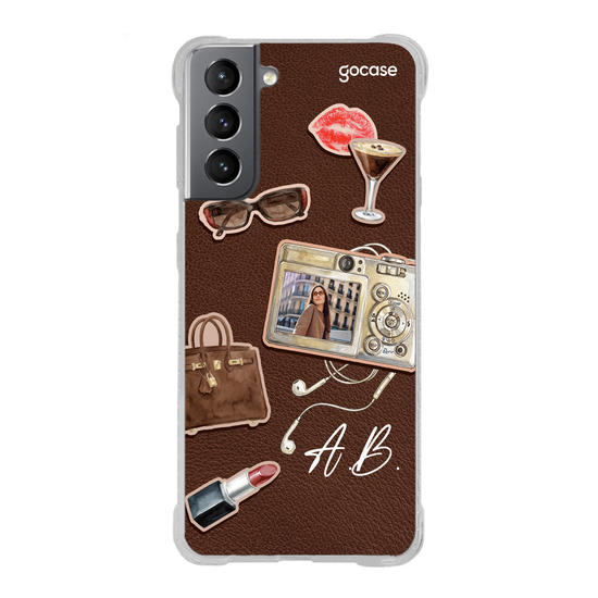Capinha para celular  Fancy Coffee Girl Picture