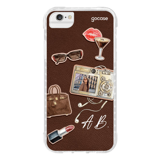 Capinha para celular  Fancy Coffee Girl Picture
