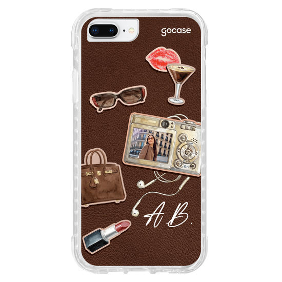 Capinha para celular  Fancy Coffee Girl Picture