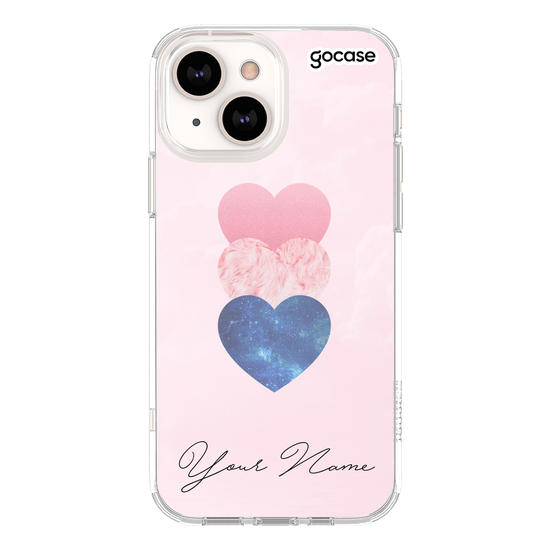 Fancy Hearts Customizable Phone Case