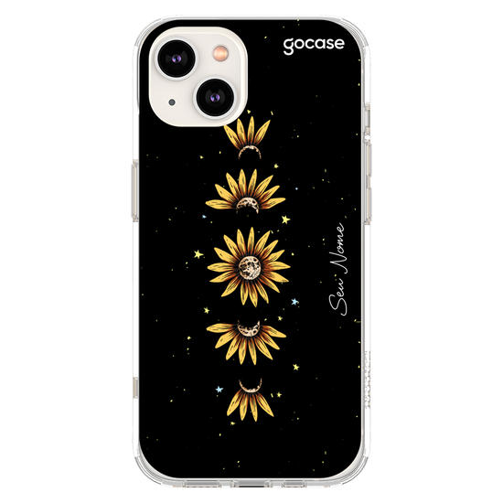 Capinha para celular Fases de Girassol